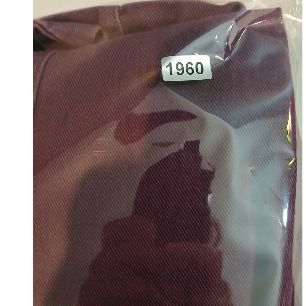 Christopher & Banks Purple Cotton Twill Midi Skirt Womens 10 Plum Straight Vent - Picture 11 of 11